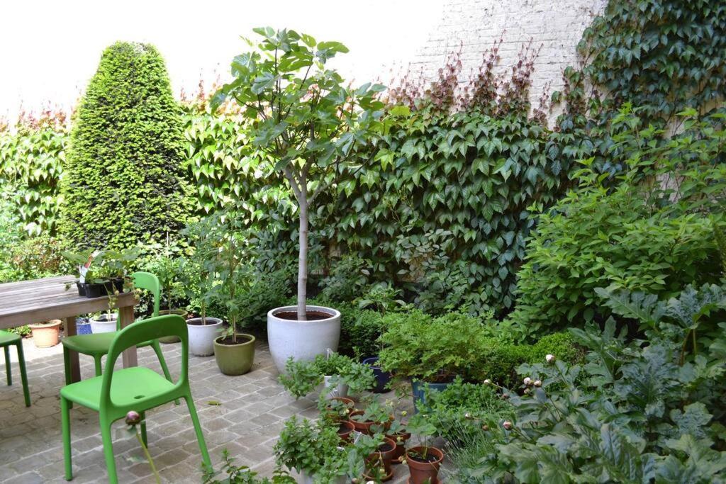 Carriage House In Quiet Ecological Garden Antuérpia Exterior foto