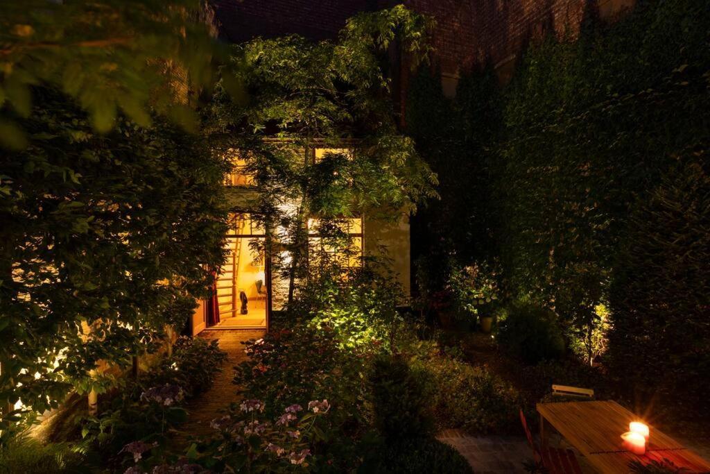 Carriage House In Quiet Ecological Garden Antuérpia Exterior foto